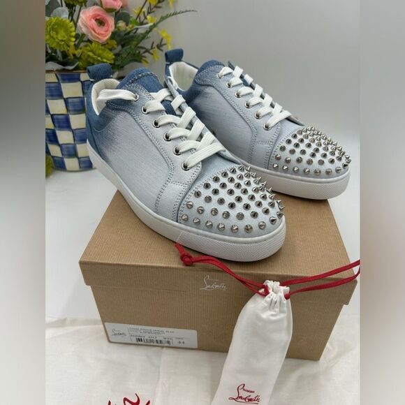 Men’s Christian Louboutin, Louis Jr spikes size 44 made in Italy - Picture 1 of 12